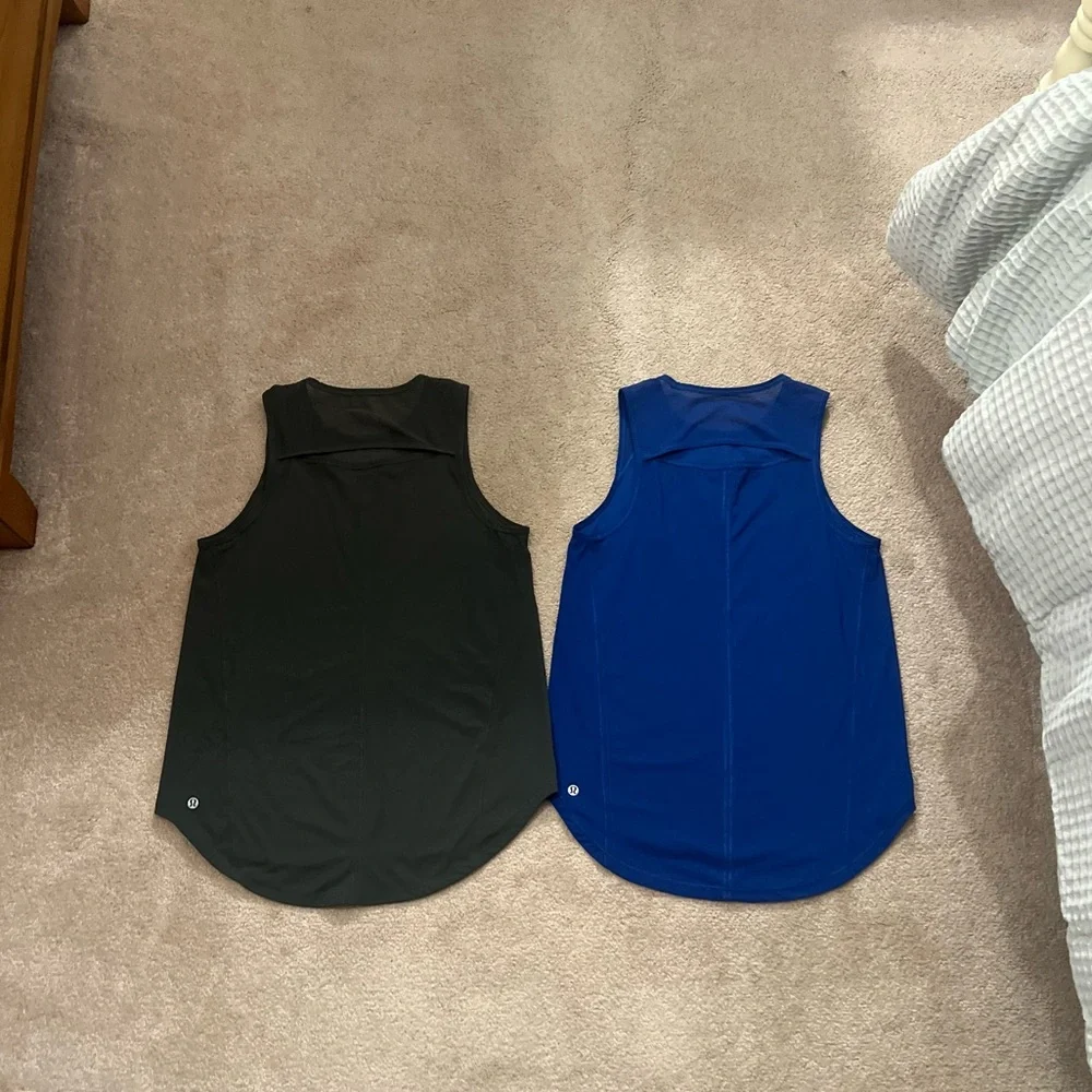 Lululemon Racer Back Tank Tops - Picture 2 of 4